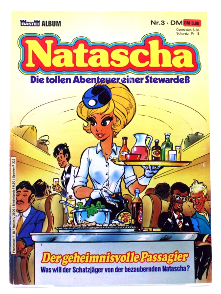 Natascha Comic Album Nr. 3: Der geheimnisvolle Passagier von Bastei